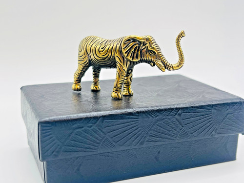Solid brass elephant - solid,