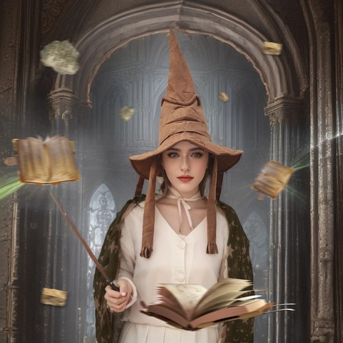 Halloween witch wizard - witch, hat