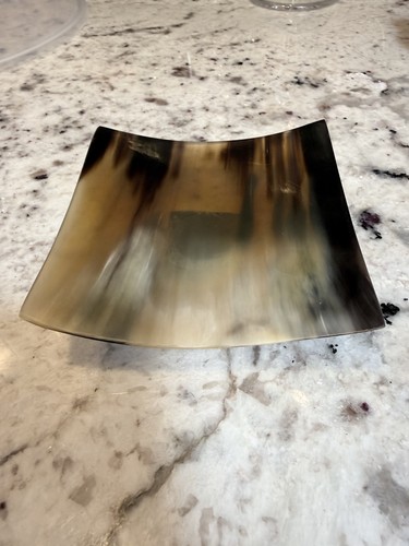 Vintage buffalo horn bowl - vintage,
