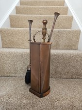 Fireside Companion Set. Brass.