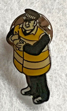 GILES CARTOON POLICE CHARACTER PIN BADGES - VARIATIONS - INSPECTOR ADDITION