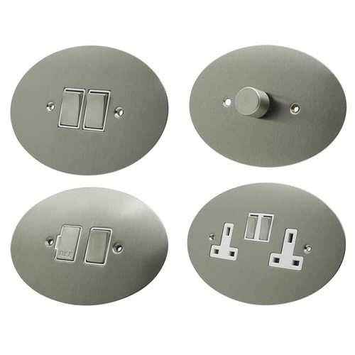 Oval round shape plug sockets - shape,
