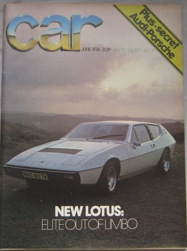 Car june 1974 featuring lotus - june,