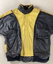 Vintage Leather Mercury Racing Jacket Made in Canada Size L