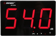 Digital Sound Level Meter Noise Decibel Measure Tester 30-130dB LED Alarm