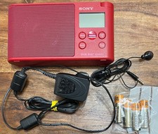 SONY XDR -S41D DAB/ DAB+ FM PORTABLE RADIO. Complete Kit with Original PA Mint C