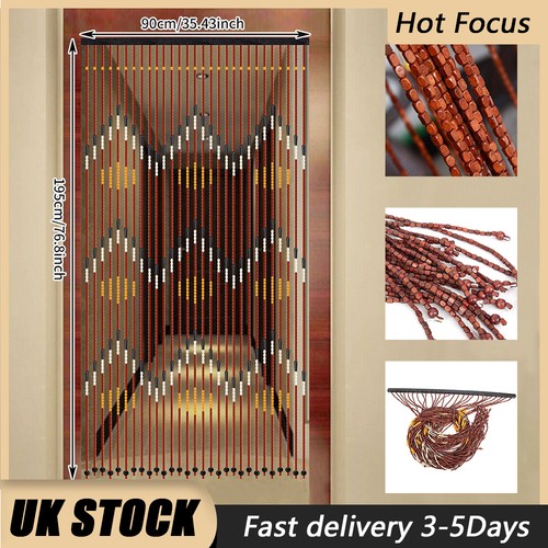 Bamboo hanging bead windows - bamboo,