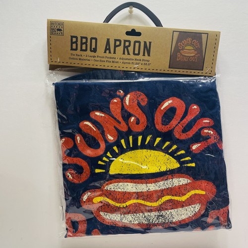 Bbq barbecue apron suns out - bbq,
