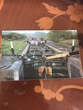 Pair Of Narrow Boats  Grand Union Canal  Long Itchington 1970s Postcard