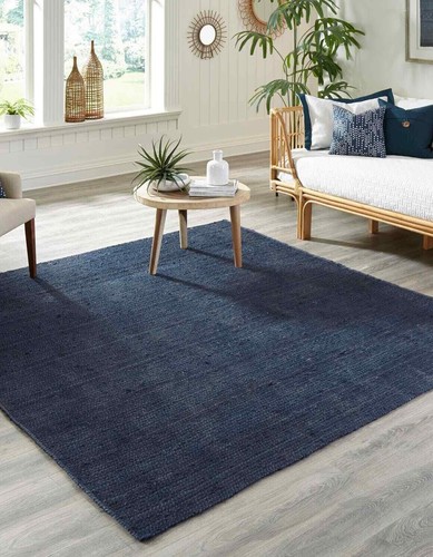 Rug grey jute carpet mat - jute,
