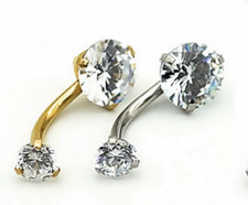 Belly Bar Navel Crystal Shamballa Gem Barbell Labret Lip Bars Tragus Piercing UK