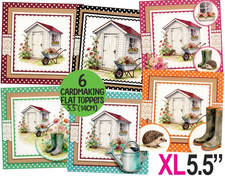 Gardening Shed Floral Card