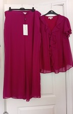 Bnwts Ann Harvey Portfolio  Wedding Wide Trousers And Matching Top Size 20