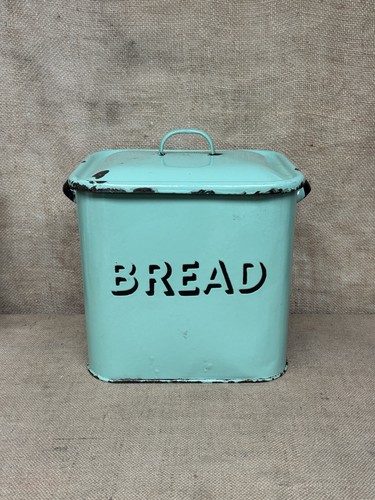 Vintage enamel sage - enamel, green