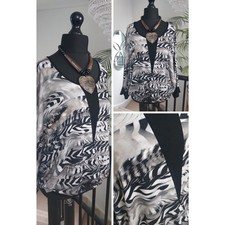 Black Mix LADIES SHIRT Tunic