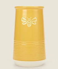 Yellow Ceramic Bee Vase