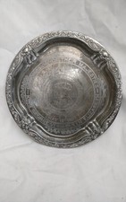 George The 6th Metal Coronation Tray 12in
