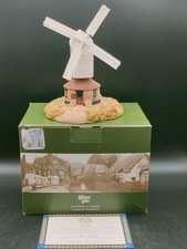 Liliput Lane Vintage Windmill Figurine 1989, Detachable Blades, Box & Deed