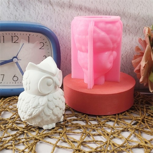 Owl shape silicone molds for - owl,