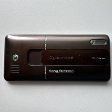 Sony Ericsson k770i Back Rear Panel Only Brown Good Condition