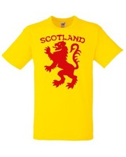 Mens Royal Standard of Scotland Lion Rampant Scottish Yellow Unisex T-Shirt