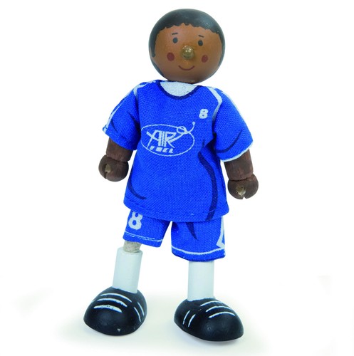 Blue footballer no8 - no8, sport