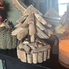 Vintage Handmade Primitive Rustic Driftwood Tree/christmas Tree, 8”