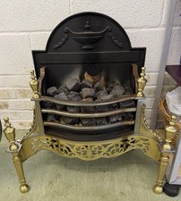 Period Ornate Gas Fire Used