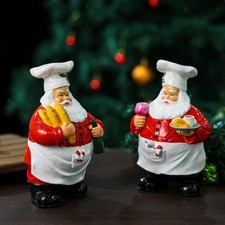 Chef Santa Claus Statue