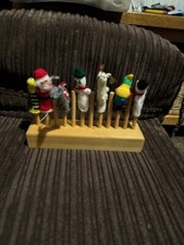 Wool Hand Made Finger Puppets