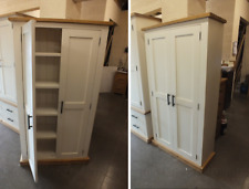 SHABBY PAINTED LINEN CUPBOARD RECLAIMED RUSTIC BESPOKE AVAILABLE F&B POINTING