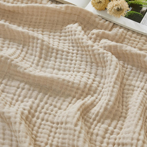 Cotton muslin large throw - cotton,