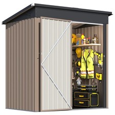 Metal Outdoor Storage Shed w/