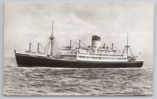 RPPC SS Ceramic Passenger Cargo Liner, Shaw Savill Line, Australia Route Ship