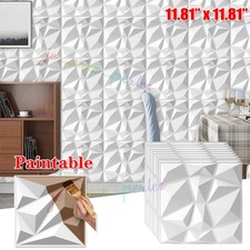 40x Modern Decorative Wall Panel 3D Effect Wall Decor`PVC Panels Cladding Panels