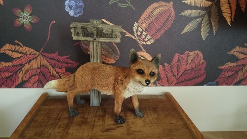 Fox resin figurine the - fox,