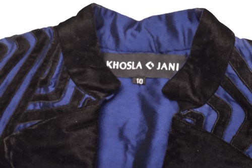 Khosla jani blue black - blue, &