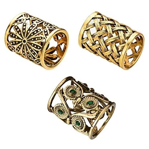 3pc women scarf ring - ring, clip