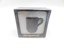 WEDGWOOD BLACK BASULT MINIATURE TANKARD, BOXED