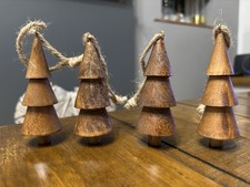 4 Wooden Christmas Tree