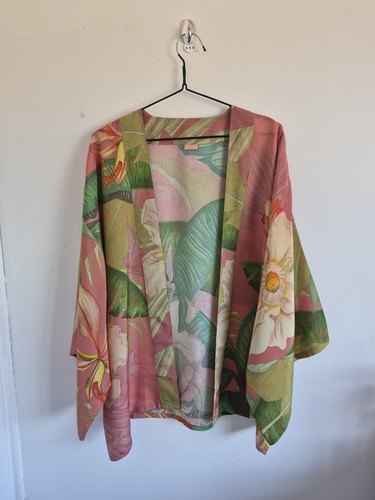 Lovely powder kimono - kimono, jacket