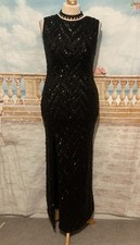 Evening Dress 16 Black Sequin
