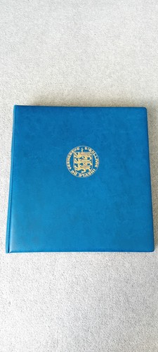 Lindner guernsey blue stamp - lindner,