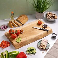 Solid Oak Chopping Board Live