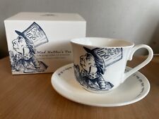 Alice In Wonderland Mad Hatter’s Fine Bone China Cup & Saucer Whittard - Boxed