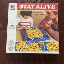 Vintage STAY ALIVE Board Game MB Games 1975 - Complete
