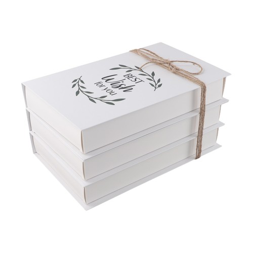 White simulation books 3pcs - simulation,