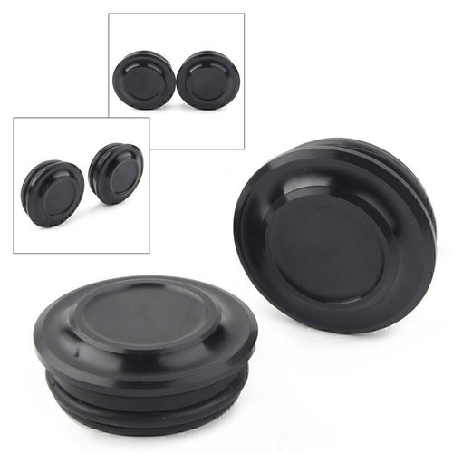 Motorcycle frame hole cover - 2x,