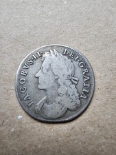 1685 KING JAMES II SILVER HALF