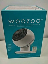 Woozoo Air Multi Directional Circulator Remote Control Globe Fan - White